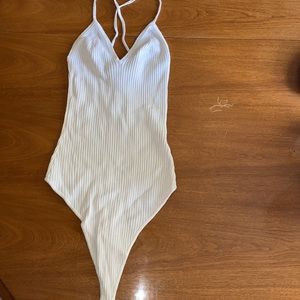 Abercrombie & Fitch tie back body suit size M